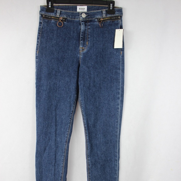 Hudson Jeans High-Waist Super-Skinny Jeans Blue 26 - Picture 6 of 7